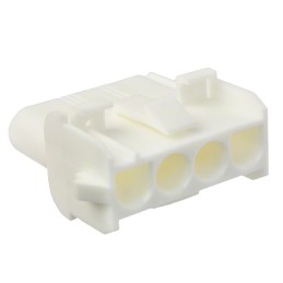 10 pcs : 0050842042 - CONN RCPT HSG 4POS WHITE