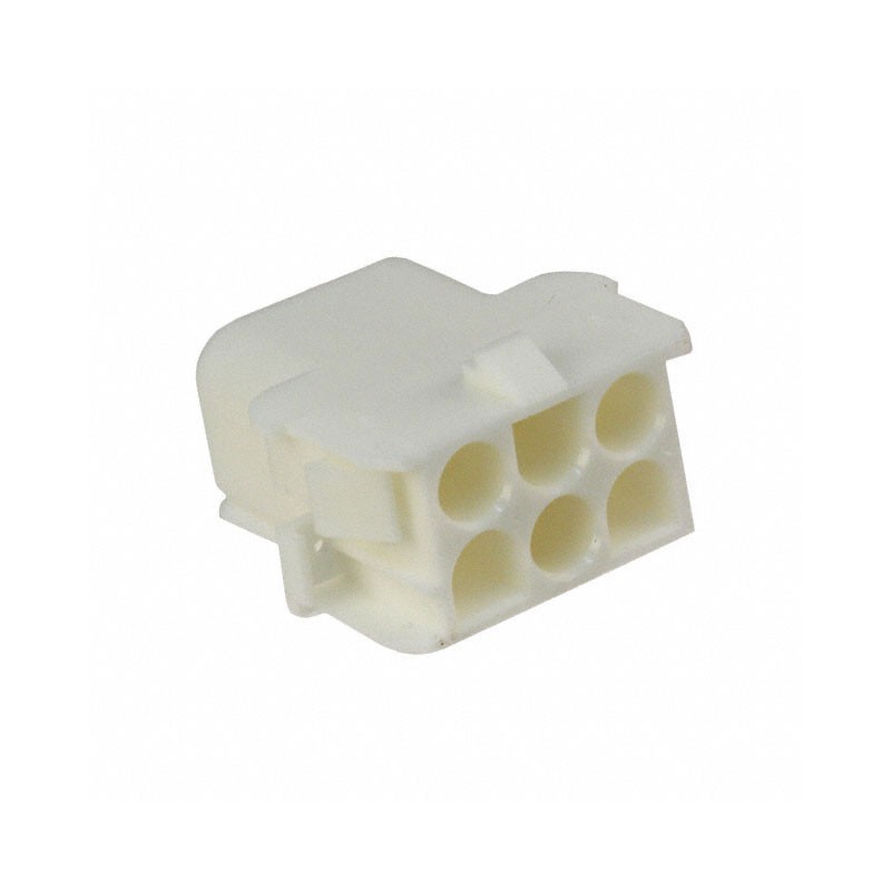 10 pcs : 0050842062 - CONN RCPT HSG 6POS WHITE