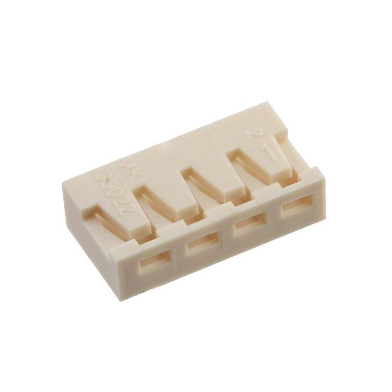 10 pcs : 0350220004 - CONN BOARD-IN HSG 4POS 2.50MM