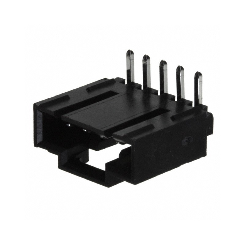 10 pcs : 0705530039 - CONN HEADER R/A 5POS 2.54MM