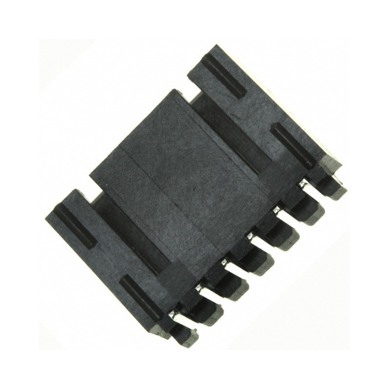 10 pcs : 0705530040 - CONN HEADER R/A 6POS 2.54MM