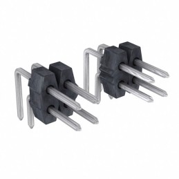 10 pcs : 0901220123 - CONN HEADER R/A 6POS 2.54MM