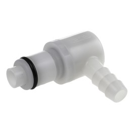 1 pcs - Colder Products Hose Connector, Elbow Hose Tail Coupling, NPT 1/4in 1/4in ID, 8.3 bar