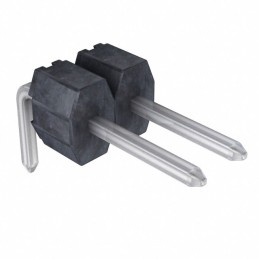 10 pcs : 0901210122 - CONN HEADER R/A 2POS 2.54MM