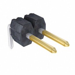 10 pcs : 0901210762 - CONN HEADER R/A 2POS 2.54MM