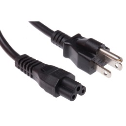 1 pcs - RS PRO IEC C5 Socket to Type B Japanese Plug Power Cord, 2m