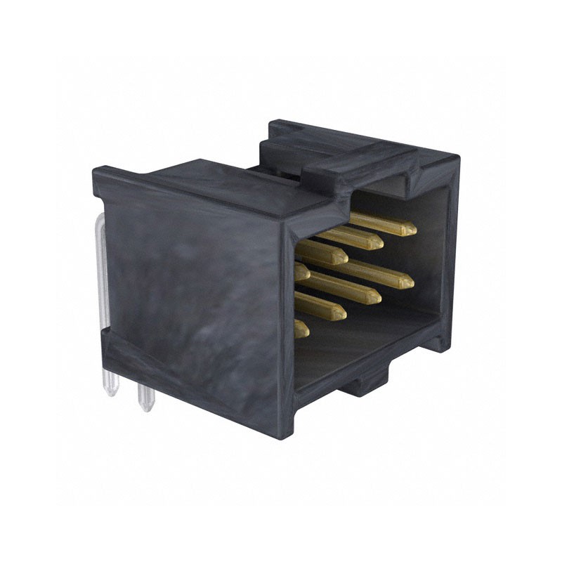 10 pcs : 0901303208 - CONN HEADER R/A 8POS 2.54MM