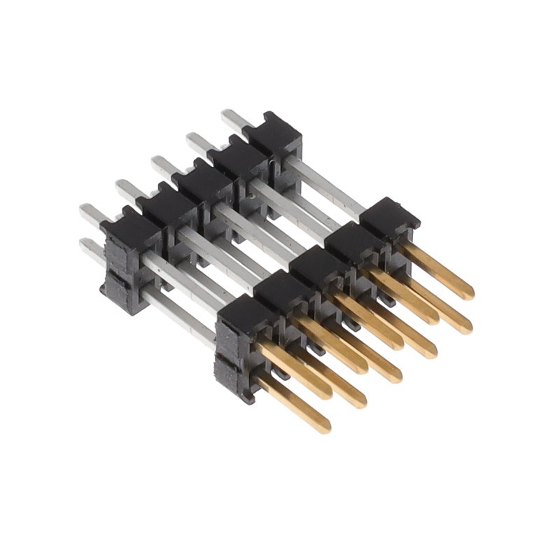10 pcs : ZW-05-09-L-D-443-190 - CONN HDR 10POS 0.1 STACK T/H