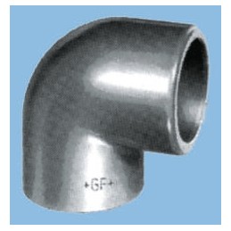1 pcs - Georg Fischer 90° Elbow PVC Pipe Fitting, 50mm
