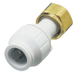 1 pcs - John Guest Straight Tap Adapter PVC Pipe Fitting, 22mm