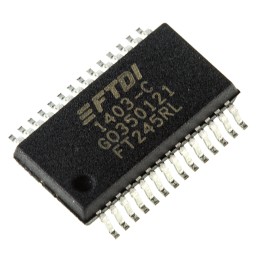 1 pcs - FTDI Chip FT245RL-REEL, UART, 28-Pin SSOP