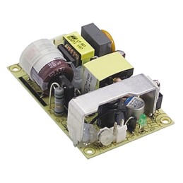1 pcs - MEAN WELL Switching Power Supply, EPS-25-3.3, 3.3V dc, 5A, 16.5W, 1 Output, 120 - 370 V dc, 85 - 264 V ac