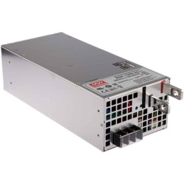 1 pcs - MEAN WELL Switching Power Supply, RSP-1500-24, 24V dc, 63A, 1.5kW, 1 Output, 127 - 370 V dc, 90 - 264 V