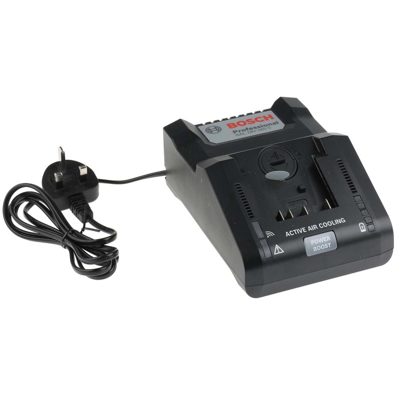 1 pcs - Bosch 1600A019S8 Power Tool Charger, 18V for use with 18 V Batteries, Euro Plug