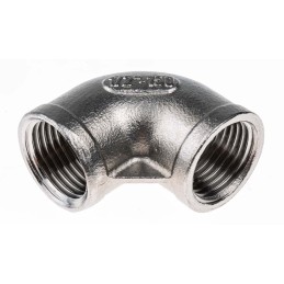 1 pcs - RS PRO Stainless Steel Pipe Fitting, 90° Circular Elbow, Female G 1/2in x Female G 1/2in