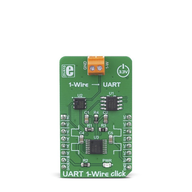1 pcs - MikroElektronika UART 1-Wire Click MIKROE-3340