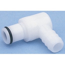 1 pcs - Colder Products Hose Connector, Elbow Hose Tail Coupling 3/8in ID, 8.3 bar