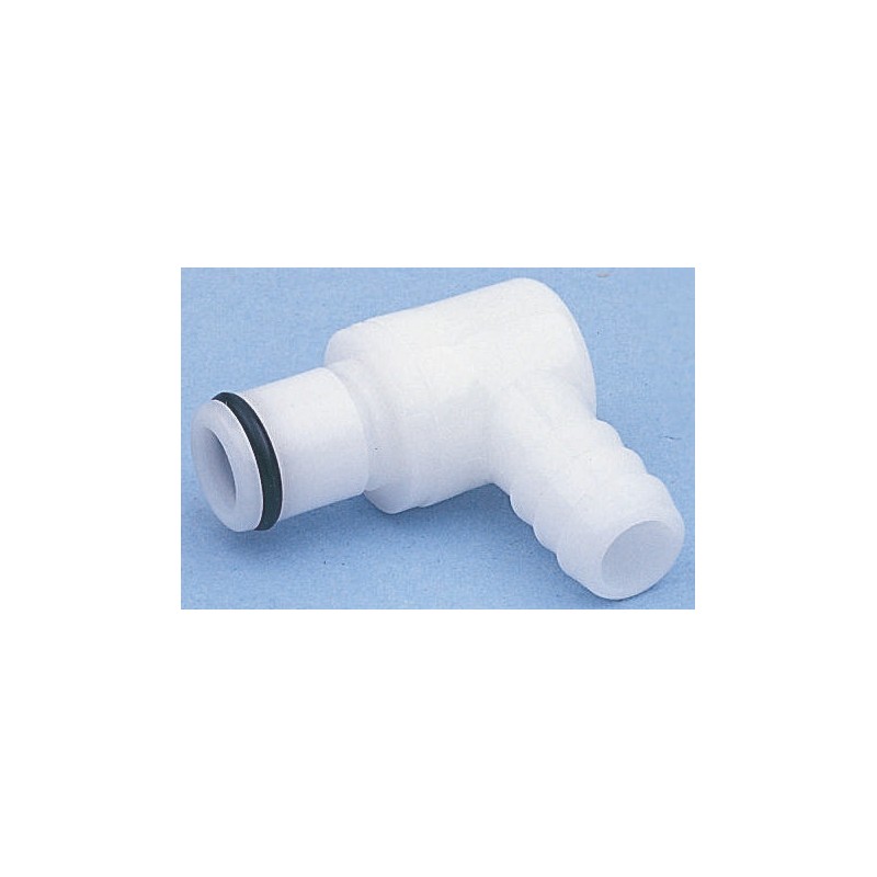 1 pcs - Colder Products Hose Connector, Elbow Hose Tail Coupling 3/8in ID, 8.3 bar