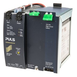 1 pcs - PULS 24 - 28V Input DIN Rail Uninterruptible Power Supply, DIMENSION