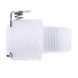 1 pcs - Colder Products Hose Connector, Straight Threaded Coupling, BSPT 1/4in, 8.3 bar