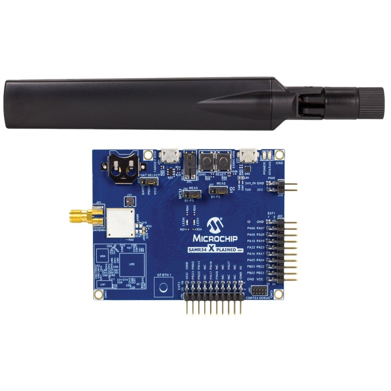 1 pcs - Microchip SAM R34 Xplained Pro ATSAMR34J18B Evaluation Kit 862 - 1020MHz DM320111