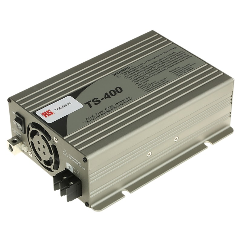 1 pcs - MEAN WELL Pure Sine Wave 400W Power Inverter, 10.5 - 15V dc Input, 230V ac Output