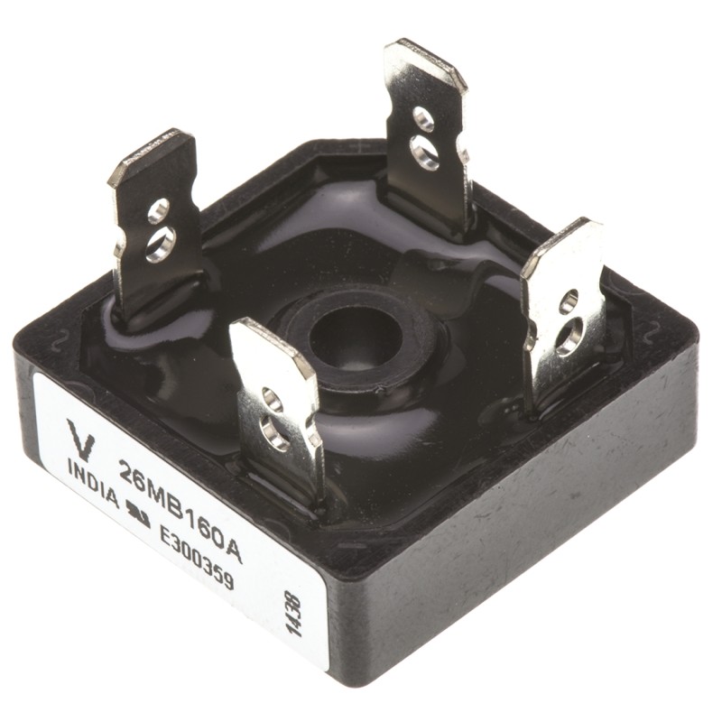 1 pcs - Vishay Bridge Rectifier, 25A, 1600V, 4-Pin