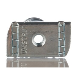 10 pcs - Unistrut Channel Nut, M8, Nut Base Dimensions 41 x 41mm, Steel, 0.32kg