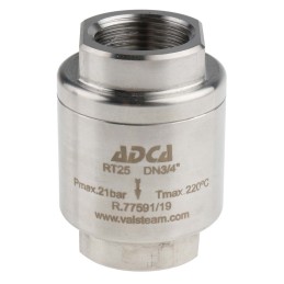 1 pcs - RS PRO Stainless Steel Single Non Return Valve, BSP 3/4in, 25 bar