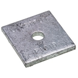 10 pcs - Steel Square Bracket 1 Hole, 11/32in Holes, 41.3 x 41.3mm