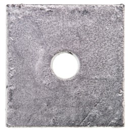 10 pcs - Steel Square Bracket 1 Hole, 11/32in Holes, 41.3 x 41.3mm