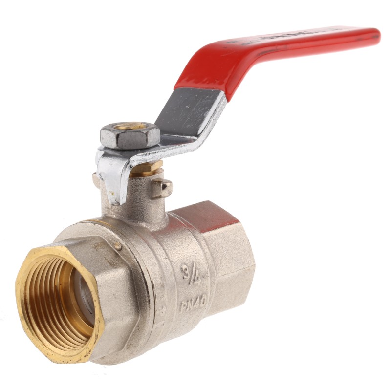 1 pcs - Sferaco Brass Full Bore, 2 Way, Ball Valve, BSPP 3/4in, 40bar Operating Pressure