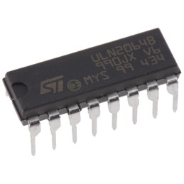 1 pcs - STMicroelectronics ULN2064B Quad NPN Darlington Transistor, 1.75 A 50 V, 16-Pin PDIP