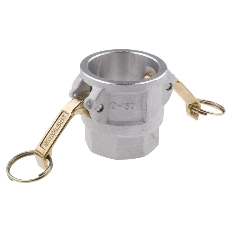 1 pcs - RS PRO Hose Connector, Straight Cam & Groove Coupling, BSPT 1-1/2in 1-1/2in ID, 17 bar