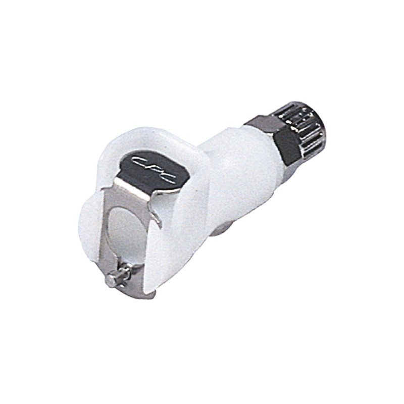 1 pcs - Colder Products Hose Connector, Straight Threaded Coupling, PTF 1/4in 4.3mm ID, 8.3 bar