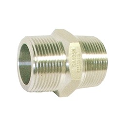1 pcs - RS PRO Stainless Steel Pipe Fitting, Straight Hexagon Nipple Joint, Male R 2in x Male R 2in