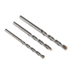 1 pcs - Bosch 5-Piece Twist Drill Bit Set for Masonry, 8mm Max, 5mm Min, Carbide Tipped Bits