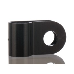 1 Bag of 100 - HellermannTyton 6.5mm Black, Polyamide P Clip