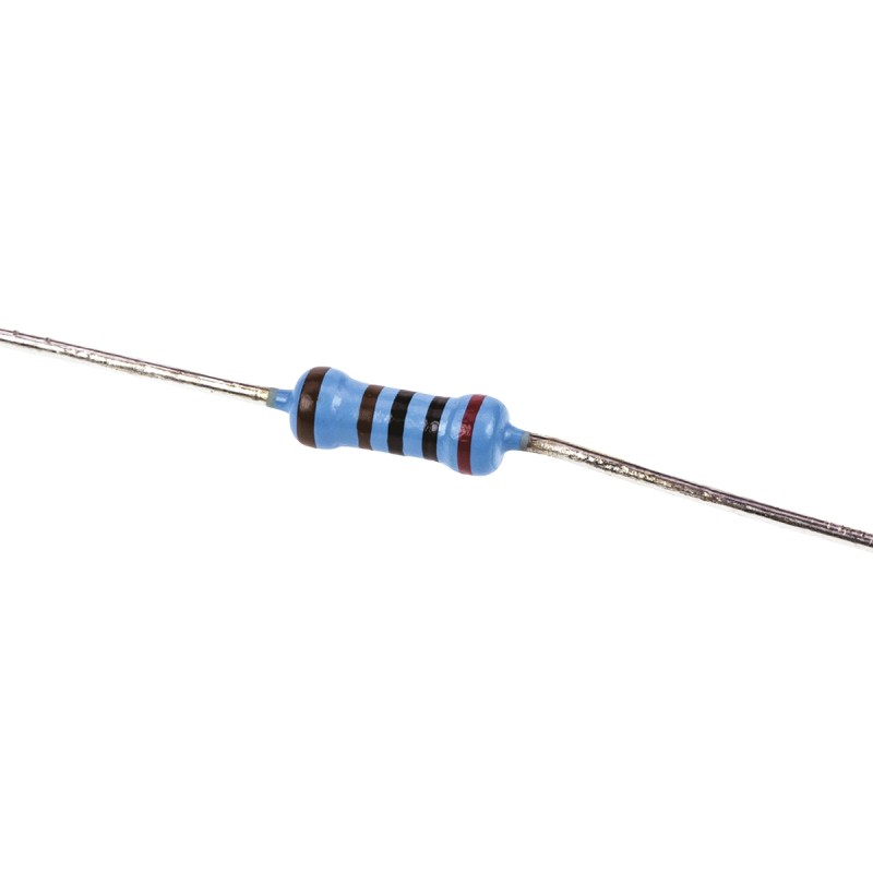 50 pcs - Vishay MBB0207 Series Axial Thin Film Fixed Resistor 2kΩ ±1% 0.6W ±50ppm/°C