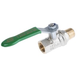 1 pcs - RS PRO Brass Full Bore, 2 Way, Ball Valve, BSPP 3/8in