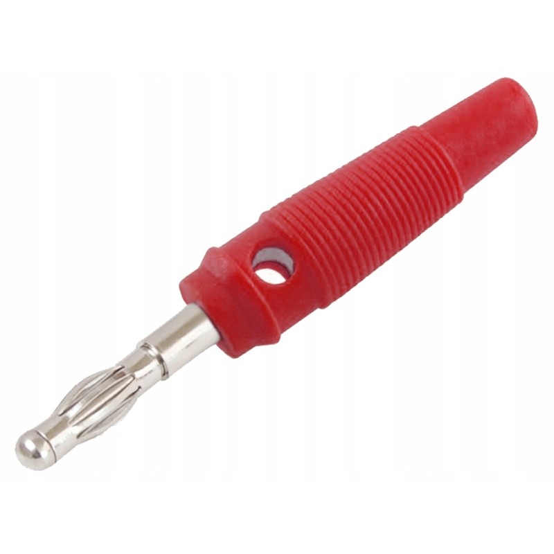 Insulated lamella banana plug 4mm WB411 24A RT