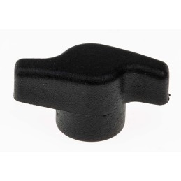 10 pcs - RS PRO Black Wing Clamping Knob, M6, Threaded Hole