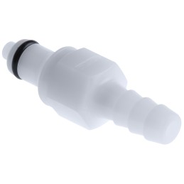 1 pcs - Colder Products Hose Connector, Straight Hose Tail Coupling 1/4in ID, 8.3 bar