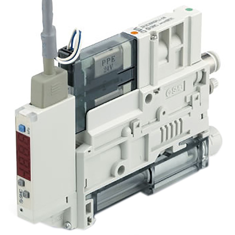 1 pcs - SMC Vacuum Generator, 1mm nozzle , -91kPa 44L/min