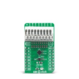 1 pcs - MikroElektronika MIKROE-4105 ADC 9 Click Expansion Board Signal Conversion Development Tool