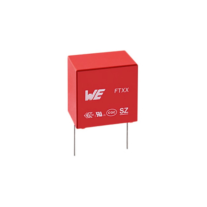50 pcs - Wurth Elektronik WCAP-FTXX Metallised Polypropylene Film Capacitor, 310V ac, ±10%, 220nF