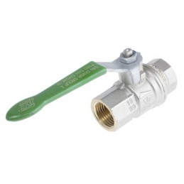 1 pcs - RS PRO Brass Full Bore, 2 Way, Ball Valve, BSPP 1/2in, 40bar Operating Pressure