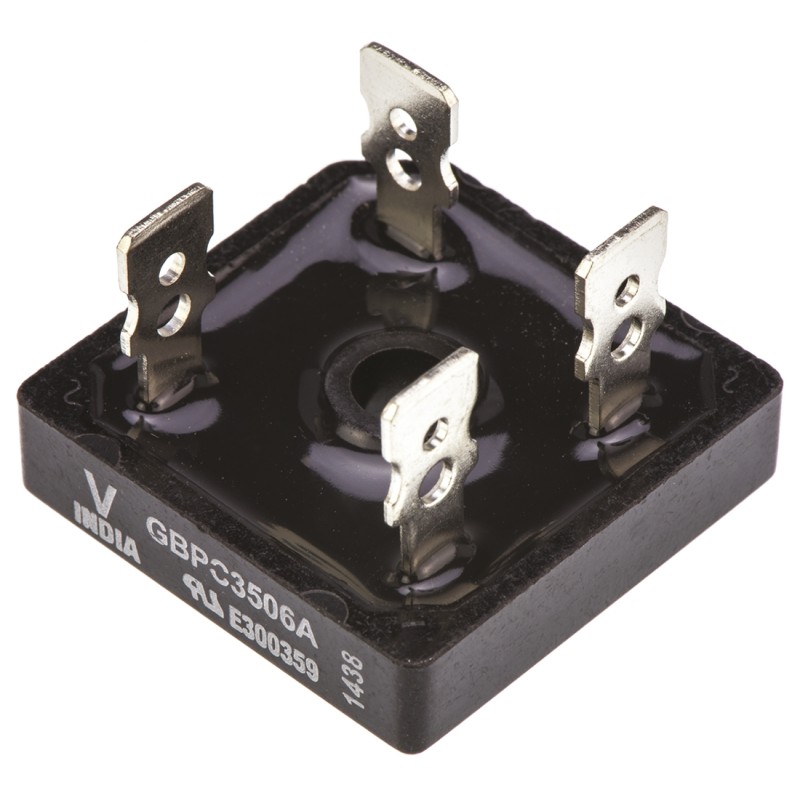 1 pcs - Vishay Bridge Rectifier, 35A, 600V, 4-Pin