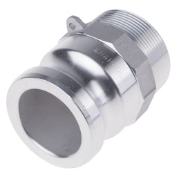 1 pcs - RS PRO Hose Connector, Straight Cam & Groove Adaptor, BSP 2in 2in ID, 17 bar