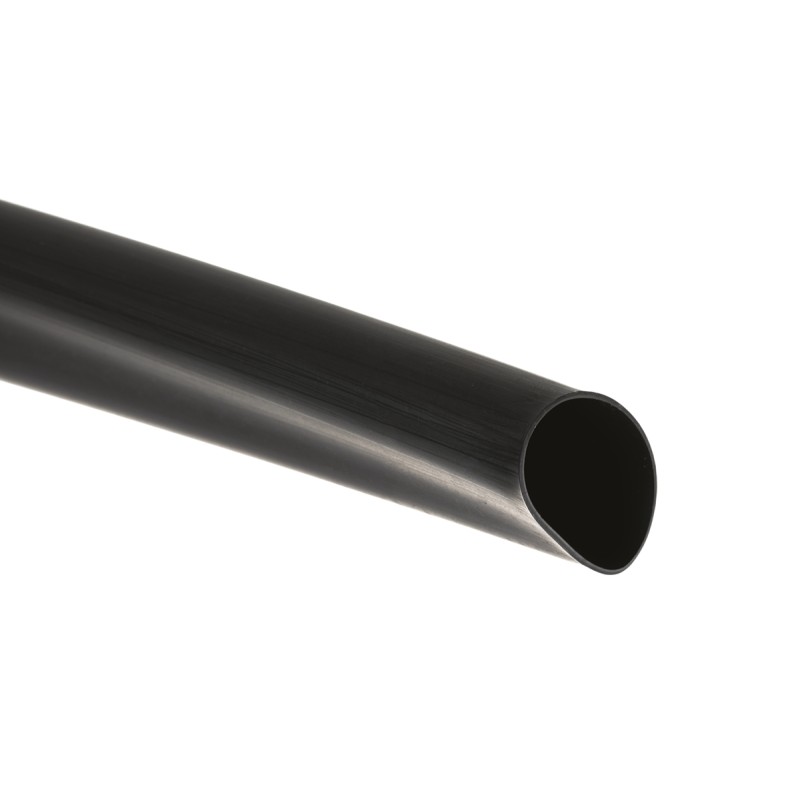 1 pcs - TE Connectivity Adhesive Lined Heat Shrink Tubing, Black 24mm Sleeve Dia. x 1.2m Length 3:1 Ratio, ATUM Series